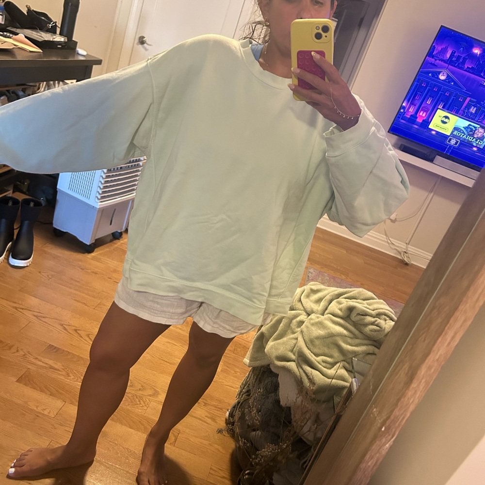 Mint Green Oversized Daily Drills
